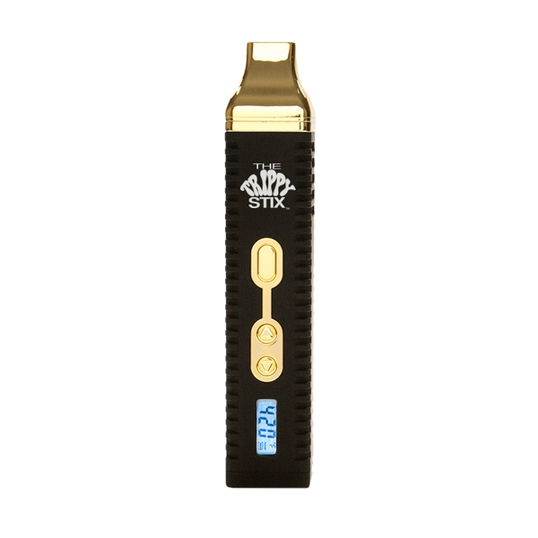 Herbal Vaporizer - Black & Gold/ White Logo - The Trippy Stix Herbal Vaporizer - Black & Gold/ White Logo - The Trippy Stix