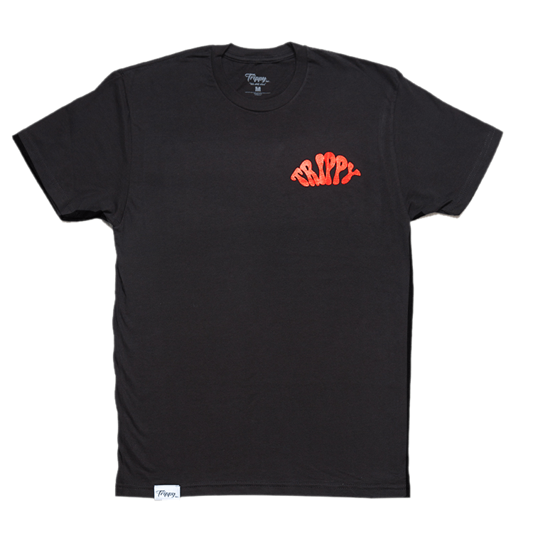 Men's T-Shirt - Red on Black