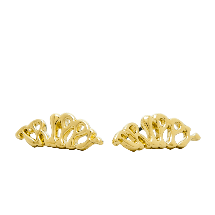 Trippy Earrings - Gold