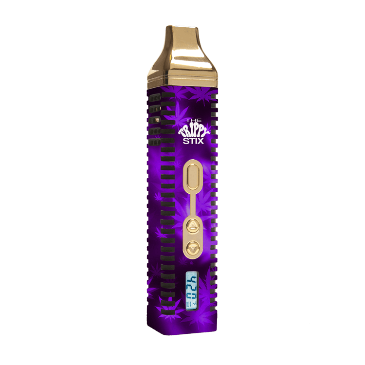 Trippy Skins™ for Herbal Vaporizer - Purple Leaf