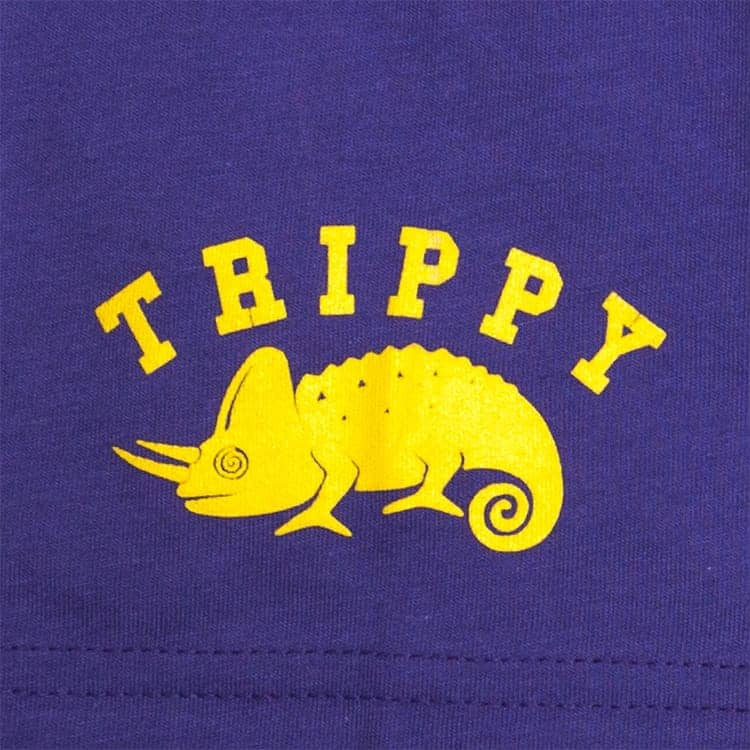 Men's Oil Rig T-Shirt (Yellow/Purple)