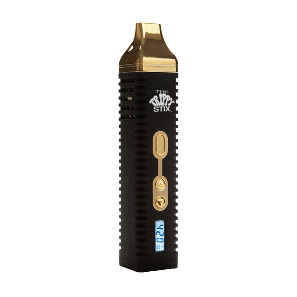 Herbal Vaporizer - Black & Gold/ White Logo