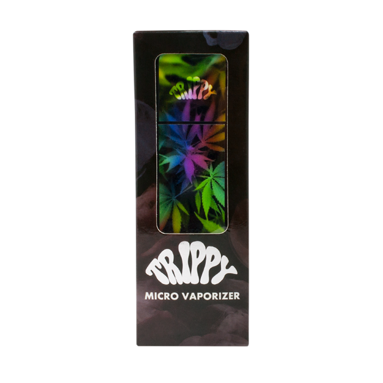 Micro Trippy™ Vaporizer Kit TRIPPY LEAFS (Black)