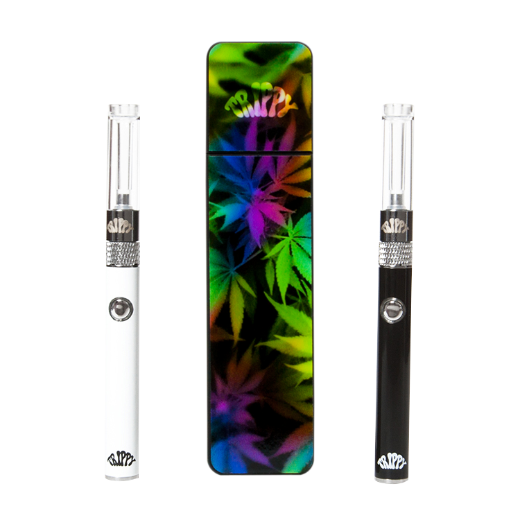 Micro Trippy™ Vaporizer Kit TRIPPY LEAFS (Black)
