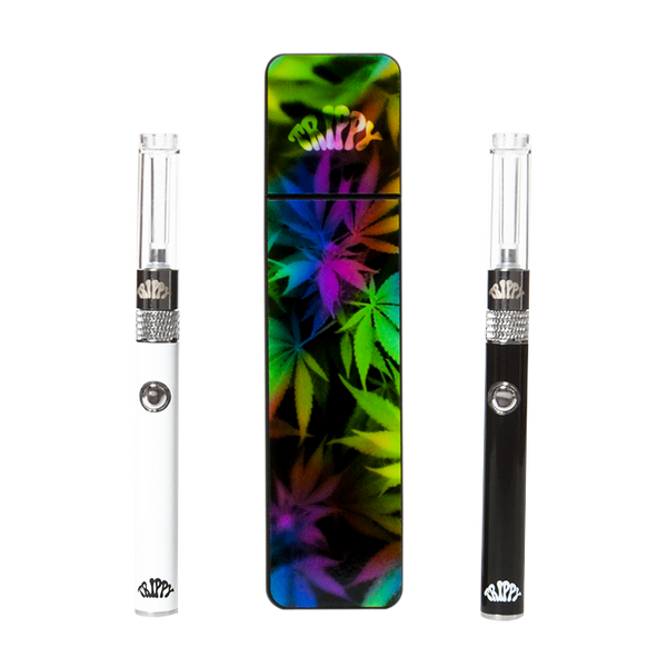 Micro Trippy™ Vaporizer Kit TRIPPY LEAFS (Black)