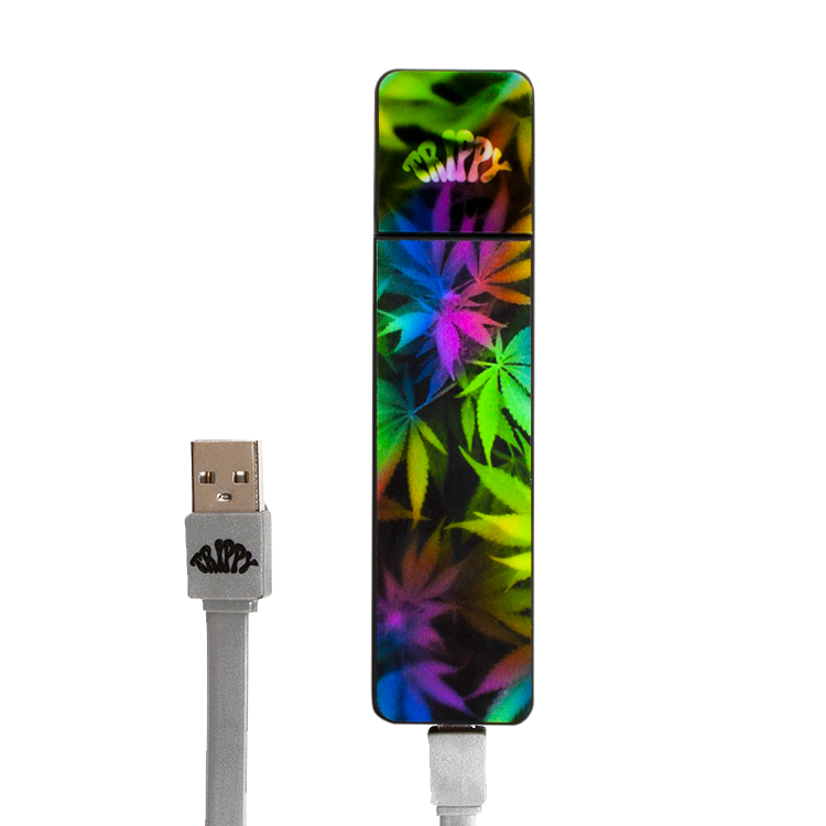 Micro Trippy™ Vaporizer Kit TRIPPY LEAFS (Black)