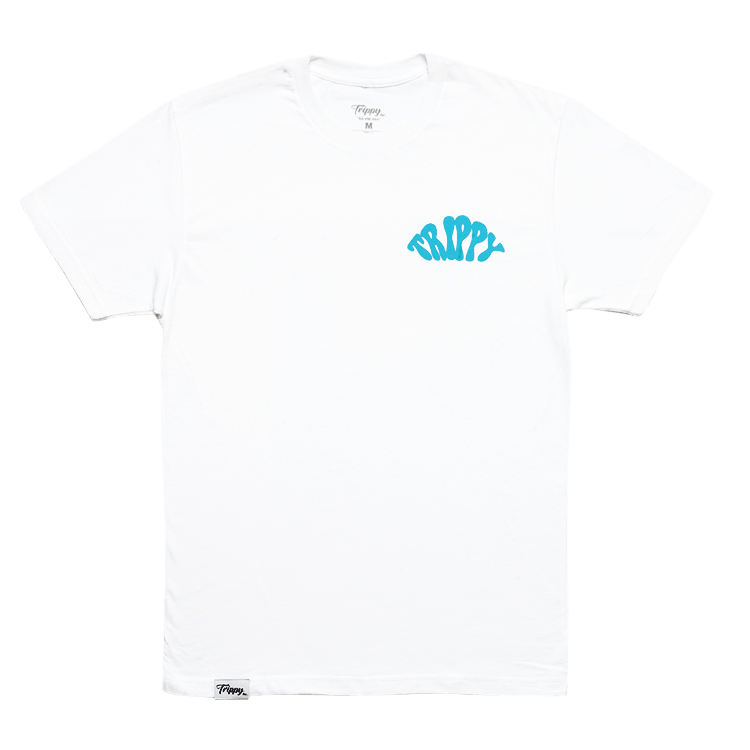 Men's T-Shirt - Teal on White