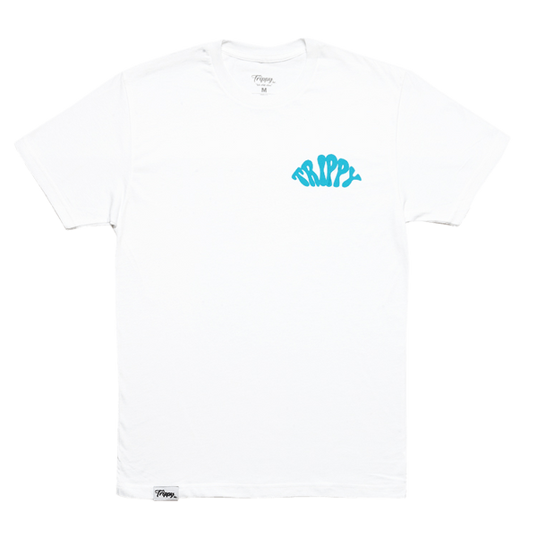 Men's T-Shirt - Teal on White